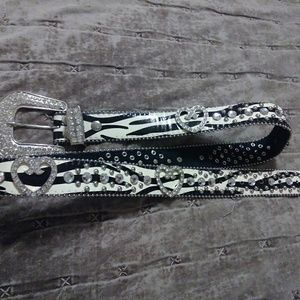 3!! Bling western belts for 1 price...